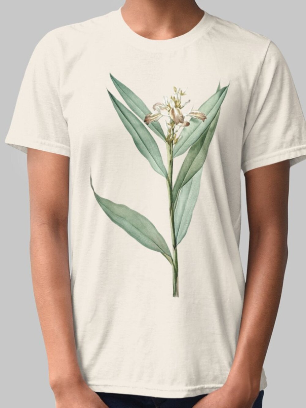 Erect Globba Vintage Floral Print Short Sleeve Graphic Tee T-shirt S-XXL